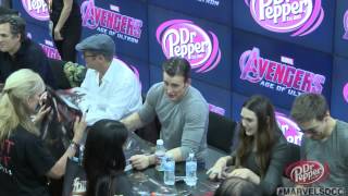 Watch the FULL Marvels The Avengers Signing at ComicCon 2014 [upl. by Lesak439]