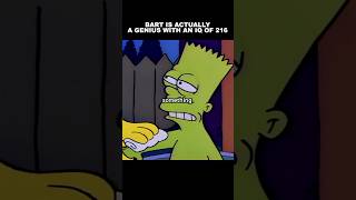 Bart is actually a genius with an IQ of 216 [upl. by Oilerua]