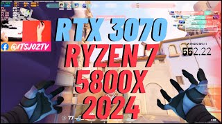 RTX 3070 amp RYZEN 7 5800X  VALORANT RANKED MATCH Benchmark [upl. by Dur]