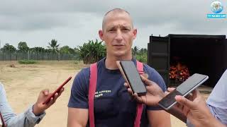 FORMATION DE PERFECTIONNEMENT DES SAPEURS POMPIERS GABONAIS PAR LES ELEMENTS FRANCAIS AU GABON [upl. by Vaish]