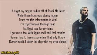 Drake  Charged Up Lyrics [upl. by Esirehs]