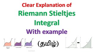 What is Riemann Stieltjes Integral  Tamil  Real Analysis [upl. by Noiramed]