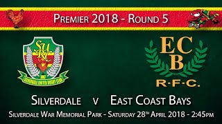 Premier 2018 Round 5 Silverdale 1926 East Coast Bays  280418 [upl. by Nylcoj]