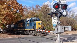 CSAO WPCA51 Southbound Through Cedarbrook Road With CSXT 6240 amp NS 5302 On 10292024 [upl. by Damick472]