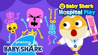 🎃NEW Halloween Monsters Visit Baby Shark Doctors Hospital  Hospital Play  Baby Shark Official [upl. by Eded]