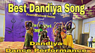 Best Dandiya Song  Dandiya Dance performance Dholida amp Dhol Baje [upl. by Miuqaoj]