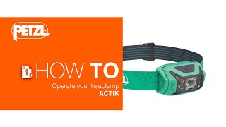 Petzl ACTIK  How To Use [upl. by Ardnat612]