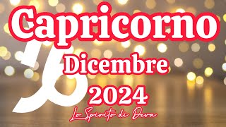 Capricorno ♑️ Dicembre ‘24 SI CONCLUDE IN BELLEZZA oroscopocapricorno tarocchiamore capricorno [upl. by Venice]