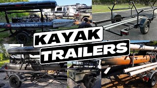 Looking For A Kayak Trailer so many GREAT options [upl. by Ynnot]