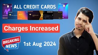 HDFC Credit Card Charges Increased  Hdfc Credit Card Charges 2024  Hdfc Bank Credit Card Charges [upl. by Ulrike]