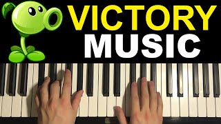 Plants Vs Zombies  Victory Theme Piano Tutorial Lesson [upl. by Kaela561]