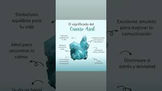 Conoce el poder del cuarzo azul piedrasenergéticas cristales beneficios propiedades [upl. by Legnalos]