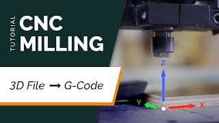 CNC Milling Tutorial 2  Turn Your 3D File into GCode [upl. by Wildermuth]