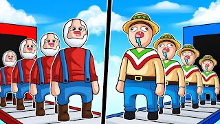 ¡ENTRAMOS a una FABRICA de PLASTILINA 😂💥 HUMAN FALL FLAT con SILVIOGAMER PANCRACIO PERMON y DANY [upl. by Marina486]