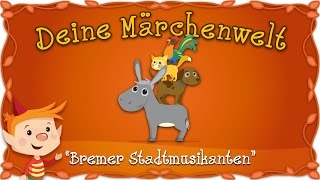 Die Bremer Stadtmusikanten  Märchen und Geschichten für Kinder  Brüder Grimm  Deine Märchenwelt [upl. by Chatwin]