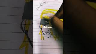 Drawing deidara 30 seconds [upl. by Margarida]