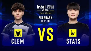 Clem vs Stats  IEM SC2 Katowice 2024  Group Stage [upl. by Eiznikcm413]