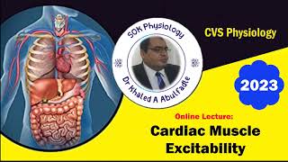 Cardiac Muscle Excitability 102023 by Dr Khaled A Abulfadle [upl. by Ahsimin]