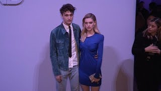 Anwar Hadid and Nicola Peltz at Tom Ford Fashion Show in New York City [upl. by Fasano]