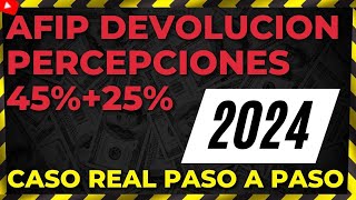 🚨 Caso Real 2024 Devolución Percepciones Impuesto PAIS 45 2023  Guia Paso a Paso 2024 [upl. by Eve]