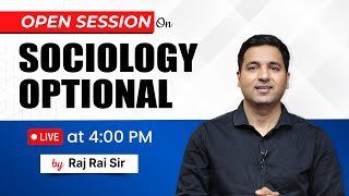 Sociology Optional Strategy for UPSC CSE 20252026 by Raj Rai Sir [upl. by Aisor]