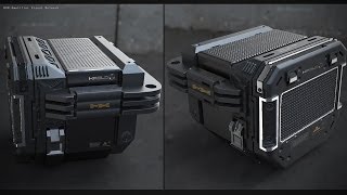 ASN HARD SURFACE ZBRUSH timelapse video [upl. by Nwahsan616]