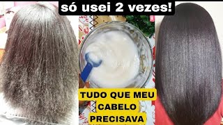 MELHOR CONDICIONADOR CASEIRO COM APENAS 2 INGREDIENTES [upl. by Retxed]