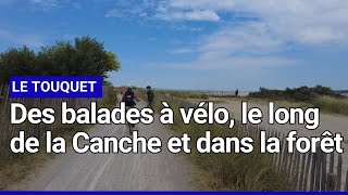 Des balades à vélo au Touquet entre mer et forêt [upl. by Goldman61]