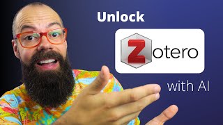 How to use Zoteros full potential The AI Revolution in Zotero [upl. by Heathcote767]