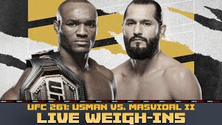 UFC 261 Official WeighIns Usman vs Masvidal 2 [upl. by Stevenson623]