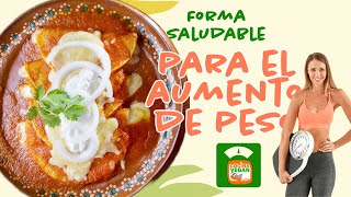 Aumenta peso y masa muscular de manera saludable  Cocina Vegan Fácil [upl. by Aleira]