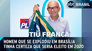 Autor de atentado dizia seria eleito em 2020 por ser bolsonarista  SBT Brasil 151124 [upl. by Pitt]