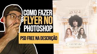 COMO FAZER FLYER TOP NO PHOTOSHOP  REVEILLON [upl. by Azmah]