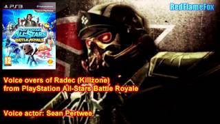 PlayStation All Stars Battle Royale Radec from Killzone Voice Over [upl. by Akerley]