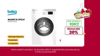 🎅 SUPEROFERTE de CRĂCIUN la Electrocasnice mari BEKO [upl. by Yremrej]