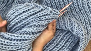 Bu Yıl FAVORİNİZ Olacak💃🏻 Kapşonlu Dikişsiz Selanik Hırka  1Bölüm🧶Knitting Crochet [upl. by Ailliw]