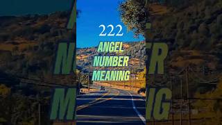 222 Angel Number Meaning A Powerful Message youtubeshorts 222 [upl. by Gaylor]