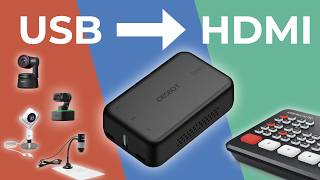 How to convert USB webcams to HDMI with the OBSBOT UVC Converter [upl. by Lanod59]