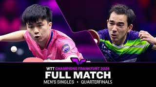 FULL MATCH  Lin YunJu vs Hugo Calderano  MS QF  WTTFrankfurt 2024 [upl. by Marni207]