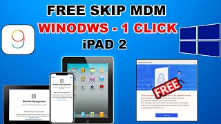 Free Windows Method for iPad 2 iOS 935936 SkipBypass MDM Profile on Windows3uTools Mdm Bypass [upl. by Gareri824]