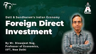 Foreign Direct Investment  Indian Economy 73rd Edition  S Chand Academy [upl. by Nniuqal]