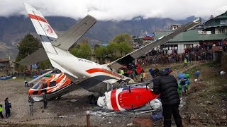 LET L410 Crash at Lukla Airport [upl. by Cate391]