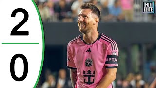 Inter Miami vs Real Salt Lake 20 Highlights amp Goals  LIONEL MESSI 1A [upl. by Annaej]