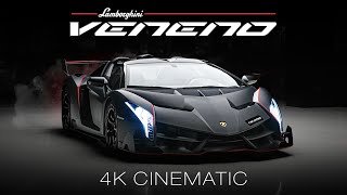 BATMANS NEW RIDE The Only Lamborghini Veneno with Fully Exposed Carbon Fibre 4K Cinematic [upl. by Ellingston]