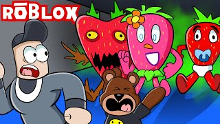 ESCAPE STRAWBERRY POLICE FAMILY OBBY in ROBLOX [upl. by Aniretac]