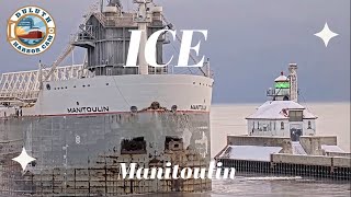 quotICEquot Manitoulin arrived in Duluth 01122024 [upl. by Stoddart433]