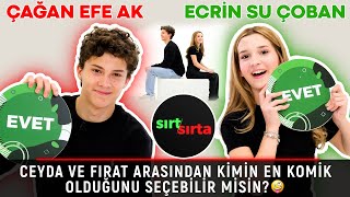 Çağan Efe Ak ve Ecrin Su Çoban Sırt Sırta’da Birbirlerini stalklıyorlar mı [upl. by Nolram]