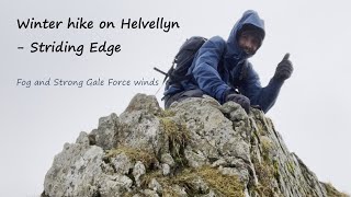 Hiking Helvellyn via Striding Edge Swirral Edge Lake District [upl. by Ynattyrb]