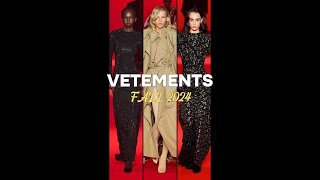 Vetements Fall 2024 Collection [upl. by Meter]