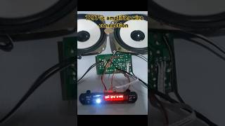 Audio amplifier connectionbestytshortshowyoutubeytshortsytytstudioytviralyoutubeshorts [upl. by Tybald]